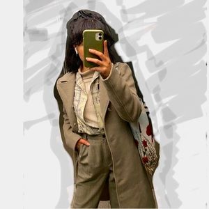 ‘Isabel’ by Noize vegan wool coat